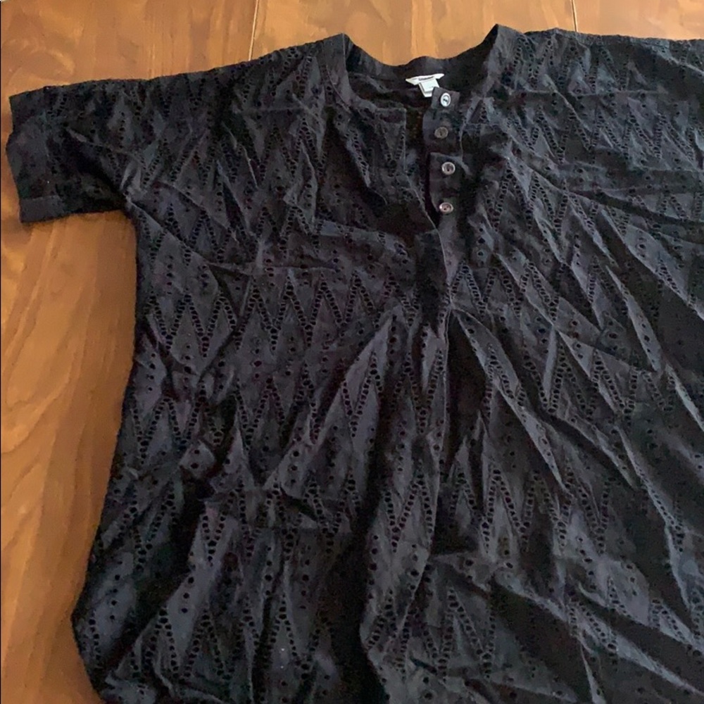 JCrew eyelit short sleeve